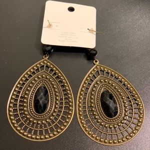 Large chandelier earring